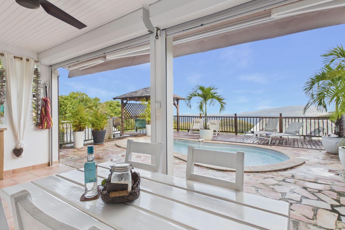 Location villa 5 personnes -  vue terrrasse